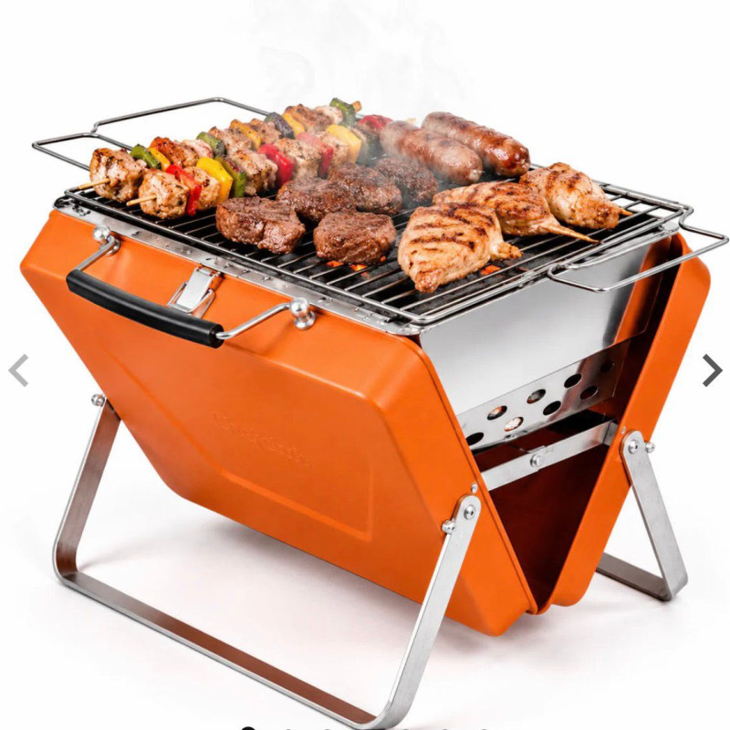 Portatif Katlanır Çanta Mangal - Kamp, Piknik & Balkon İçin Pratik Barbekü