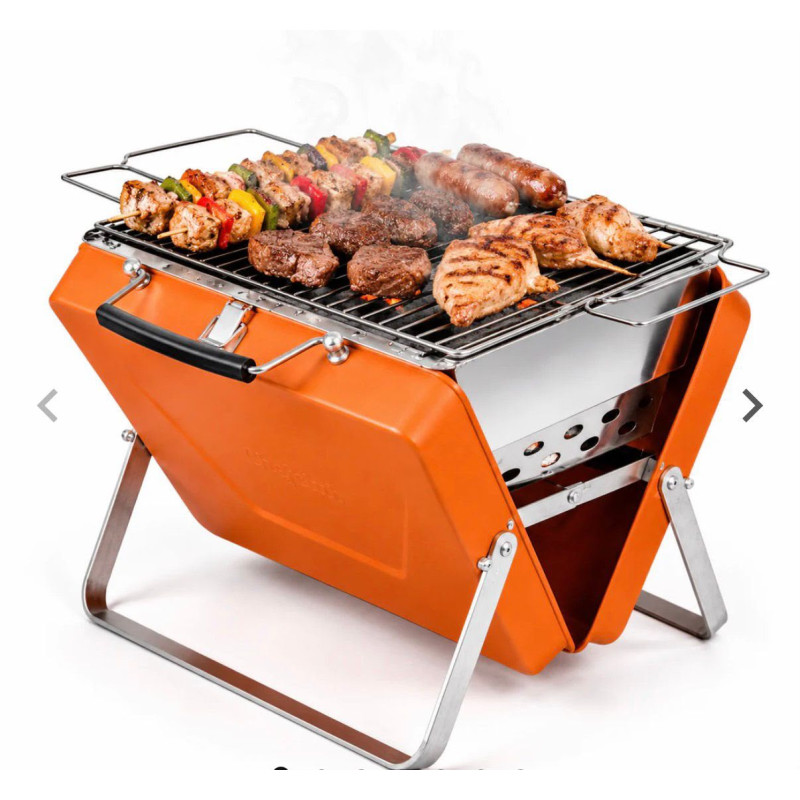 Portatif Katlanır Çanta Mangal - Kamp, Piknik & Balkon İçin Pratik Barbekü