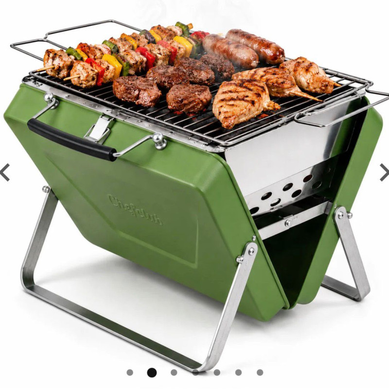 Portatif Katlanır Çanta Mangal - Kamp, Piknik & Balkon İçin Pratik Barbekü