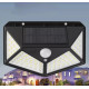 Güneş Enerjisi 100 LED Duvar Dış Hareket Sensörü